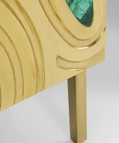 Kare Design Saragossa Senkki 150x80cm -Huonekalu kauppa komoda saragossa 150x80 cm zlota zielony malachit 11