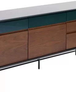 Kare Design Selina Senkki 160x75cm -Huonekalu kauppa komoda selina 160x75 cm ciemnoszara front orzech 2