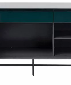 Kare Design Selina Senkki 160x75cm -Huonekalu kauppa komoda selina 160x75 cm ciemnoszara front orzech 3