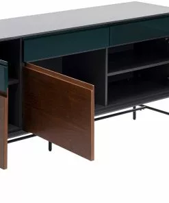 Kare Design Selina Senkki 160x75cm -Huonekalu kauppa komoda selina 160x75 cm ciemnoszara front orzech 4