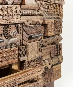 Kare Design Shanti Surprise Puzzle Nature Senkki -Huonekalu kauppa komoda shanti surprise puzzle 160x90 cm drewniana 7