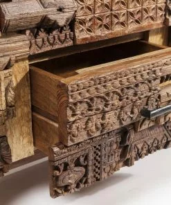 Kare Design Shanti Surprise Puzzle Nature Senkki -Huonekalu kauppa komoda shanti surprise puzzle 160x90 cm drewniana 8