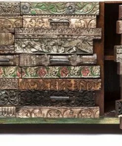 Kare Design Shanti Surprise Puzzle Senkki, 2 Ovea, 3 Laatikkoa -Huonekalu kauppa komoda shanti surprise puzzle 160x90 cm kolorowa 3