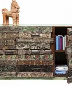 Kare Design Shanti Surprise Puzzle Senkki, 2 Ovea, 3 Laatikkoa -Huonekalu kauppa komoda shanti surprise puzzle 160x90 cm kolorowa 6