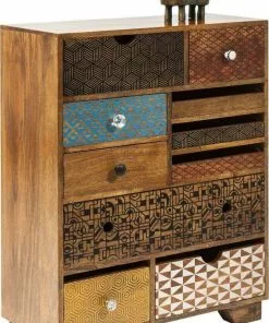 Kare Design Soleil Lipasto 10 Laatikkoa -Huonekalu kauppa komoda soleil 70x90 cm kolorowa 7