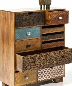 Kare Design Soleil Lipasto 10 Laatikkoa -Huonekalu kauppa komoda soleil 70x90 cm kolorowa 8