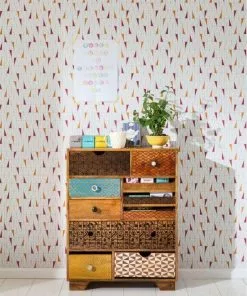 Kare Design Soleil Lipasto 10 Laatikkoa -Huonekalu kauppa komoda soleil 70x90 cm kolorowa 9