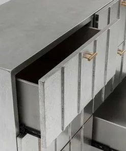 Kare Design Venice Line Lipasto 106cm -Huonekalu kauppa komoda venice line 106x89 cm srebrna 9