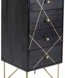 Kare Design Gold Vein Lipasto 4 Laatikkoa 40x88cm