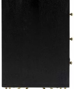 Kare Design Gold Vein Lipasto 4 Laatikkoa 40x88cm -Huonekalu kauppa komoda z szufladami gold vein 40x88 cm mango ciemnobrazowa 4