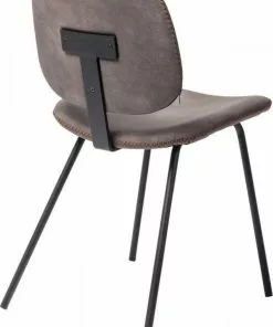 Kare Design Barber Tuoli Ruskea -Huonekalu kauppa krzeslo barber 45x80 cm brazowe ekoskora 4