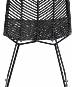 Kare Design Ko Lanta Tuoli, Musta 16 Kare Design Ko Lanta Tuoli, Musta -Huonekalu kauppa krzeslo boho rattanowe czarne na plozach 5