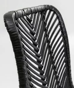 Kare Design Ko Lanta Tuoli, Musta 19 Kare Design Ko Lanta Tuoli, Musta -Huonekalu kauppa krzeslo boho rattanowe czarne na plozach 8