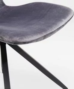 Kare Design Butterfly Tuoli, Tummanharmaa -Huonekalu kauppa krzeslo butterfly 47x85 cm ciemnoszare 5