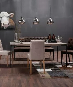 Kare Design Casual Buttons Vintage Tuoli -Huonekalu kauppa krzeslo casual buttons 45x90 cm brazowe 9