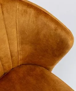 Kare Design Cathy Tuoli, Amber -Huonekalu kauppa krzeslo do jadalni bursztynowe nogi stalowe czarne 49x80 cm 6