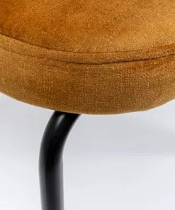 Kare Design Cathy Tuoli, Amber -Huonekalu kauppa krzeslo do jadalni bursztynowe nogi stalowe czarne 49x80 cm 8