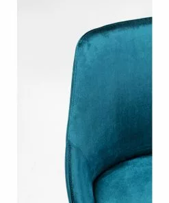 Kare Design East Side Tuoli Sinivihreä -Huonekalu kauppa krzeslo do jadalni welurowe granatowe nogi czarne 5