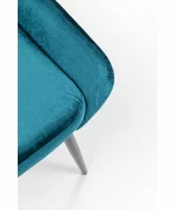 Kare Design East Side Tuoli Sinivihreä -Huonekalu kauppa krzeslo do jadalni welurowe granatowe nogi czarne 6