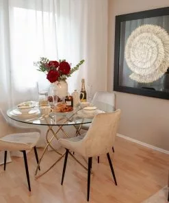 Kare Design East Side Champagne XL Tuoli, Samppanja -Huonekalu kauppa krzeslo east side xl 52x88 cm szampanskie 12