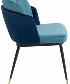 Kare Design Hojas Tuoli, Sininen -Huonekalu kauppa krzeslo hojas 52x80 cm niebieskie 3