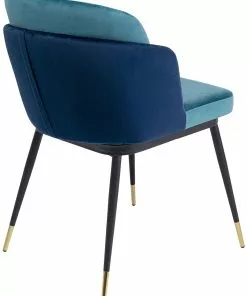 Kare Design Hojas Tuoli, Sininen -Huonekalu kauppa krzeslo hojas 52x80 cm niebieskie 4