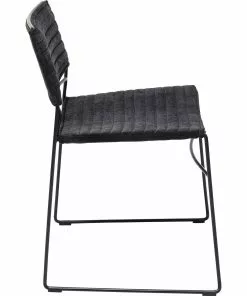 Kare Design Hugo Tuoli Musta/musta -Huonekalu kauppa krzeslo hugo 48 x 76 cm czarne 3