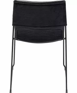 Kare Design Hugo Tuoli Musta/musta -Huonekalu kauppa krzeslo hugo 48 x 76 cm czarne 5