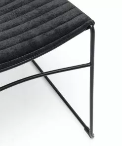 Kare Design Hugo Tuoli Musta/musta -Huonekalu kauppa krzeslo hugo 48 x 76 cm czarne 8