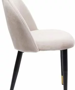 Kare Design Iris Velvet Tuoli, Beige -Huonekalu kauppa krzeslo iris velvet 49x84 cm bezowe 13