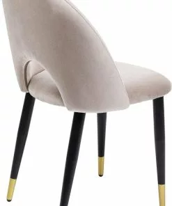 Kare Design Iris Velvet Tuoli, Beige -Huonekalu kauppa krzeslo iris velvet 49x84 cm bezowe 14