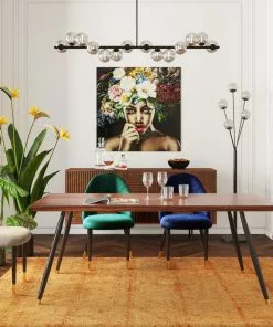 Kare Design Iris Velvet Tuoli, Vihreä -Huonekalu kauppa krzeslo iris velvet 49x84 cm zielone 11