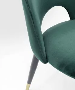 Kare Design Iris Velvet Tuoli, Vihreä -Huonekalu kauppa krzeslo iris velvet 49x84 cm zielone 6