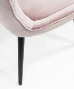 Kare Design Black Marshall Velvet Tuoli, Mauve -Huonekalu kauppa krzeslo marshall velvet 57x89 cm pudrowy roz 6