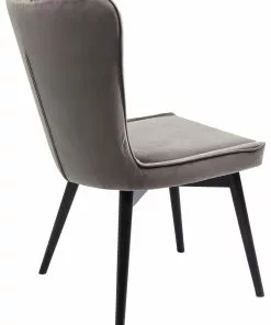 Kare Design Black Marshall Velvet Tuoli Harmaa -Huonekalu kauppa krzeslo marshall velvet 57x89 cm szare 4