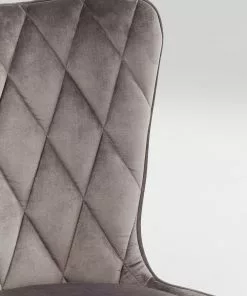 Kare Design Black Marshall Velvet Tuoli Harmaa -Huonekalu kauppa krzeslo marshall velvet 57x89 cm szare 6