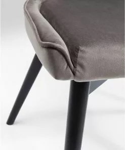 Kare Design Black Marshall Velvet Tuoli Harmaa -Huonekalu kauppa krzeslo marshall velvet 57x89 cm szare 7