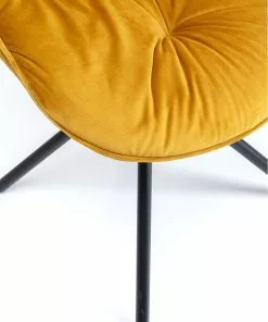 Kare Design Mila Tuoli Keltainen -Huonekalu kauppa krzeslo mila 51x88 cm zolte 10