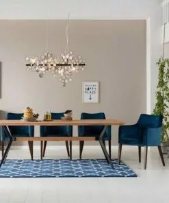 Kare Design Mode Velvet Tuoli Käsinojilla, Petrooli