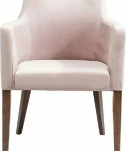 Kare Design Mode Velvet Tuoli Käsinojilla, Mauve -Huonekalu kauppa krzeslo mode velvet 58x87 cm rozowe 3
