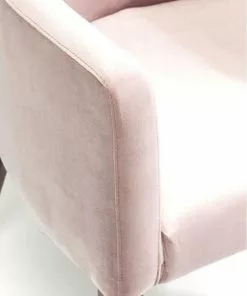 Kare Design Mode Velvet Tuoli Käsinojilla, Mauve -Huonekalu kauppa krzeslo mode velvet 58x87 cm rozowe 4