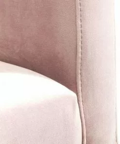 Kare Design Mode Velvet Tuoli Käsinojilla, Mauve -Huonekalu kauppa krzeslo mode velvet 58x87 cm rozowe 6