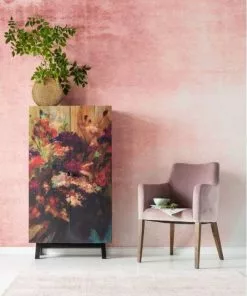 Kare Design Mode Velvet Tuoli Käsinojilla, Mauve -Huonekalu kauppa krzeslo mode velvet 58x87 cm rozowe 9