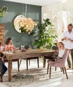 Kare Design Mode Velvet Tuoli Käsinojilla, Harmaa -Huonekalu kauppa krzeslo mode velvet 58x87 cm szare 19