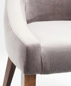 Kare Design Mode Velvet Tuoli, Harmaa -Huonekalu kauppa krzeslo mode velvet 60x87 cm szare 6