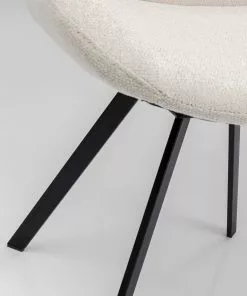 Kare Design Baron Pyörivä Tuoli Kermanvärinen -Huonekalu kauppa krzeslo obrotowe baron 57x88 cm kremowe 8