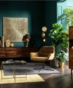 Kare Design Bristol Kääntyvä Nojatuoli, Ruosteenpunainen -Huonekalu kauppa krzeslo obrotowe bristol 83x79 cm czerwone 12