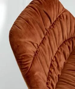 Kare Design Bristol Kääntyvä Nojatuoli, Ruosteenpunainen -Huonekalu kauppa krzeslo obrotowe bristol 83x79 cm czerwone 8