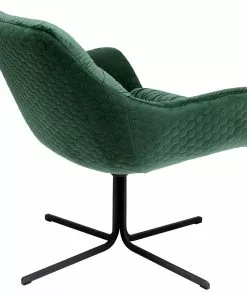 Kare Design Bristol Kääntyvä Nojatuoli, Vihreä -Huonekalu kauppa krzeslo obrotowe bristol 83x79 cm zielone 4