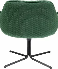 Kare Design Bristol Kääntyvä Nojatuoli, Vihreä -Huonekalu kauppa krzeslo obrotowe bristol 83x79 cm zielone 5